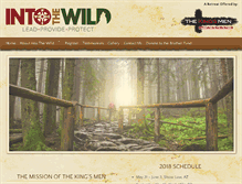 Tablet Screenshot of intothewildweekend.com